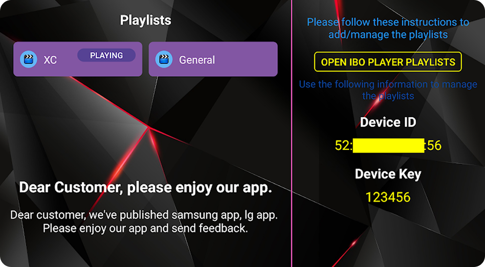 installation guide IBO for British IPTV service
