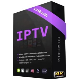 Nordic IPTV 12-Month Subscription - Stream 50,000+ Channels, Netflix, Prime Video, Disney+, and 2025 movies in 4K