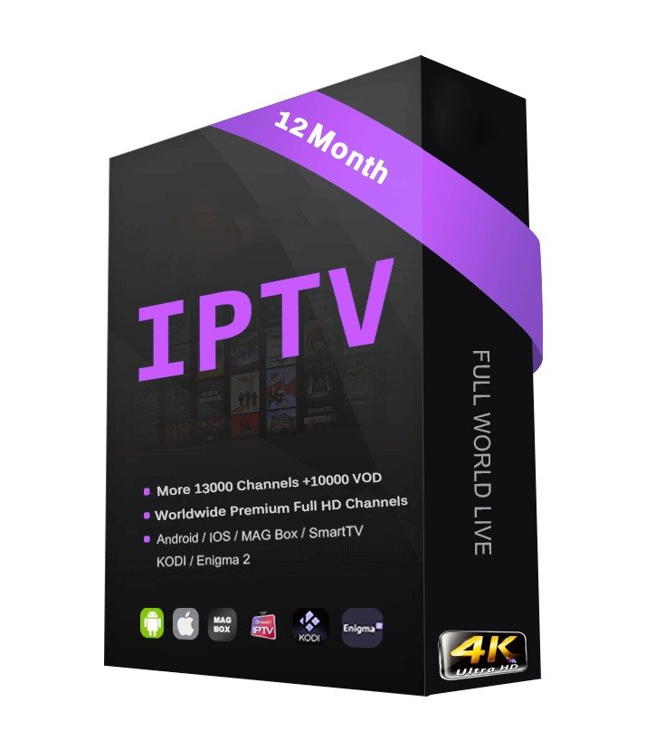 Nordic IPTV 12-Month Subscription - Stream 50,000+ Channels, Netflix, Prime Video, Disney+, and 2025 movies in 4K
